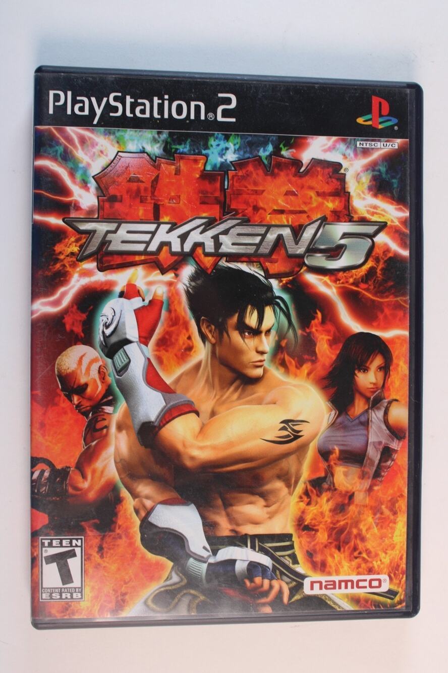 Tekken 5 (Sony PlayStation 2 PS2, 2005) Authentic, Complete, Tested/Works